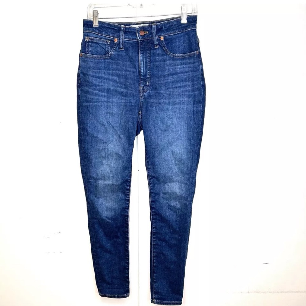 Madewell Curvy High Rise  Skinny Jeans In Lanette Wash